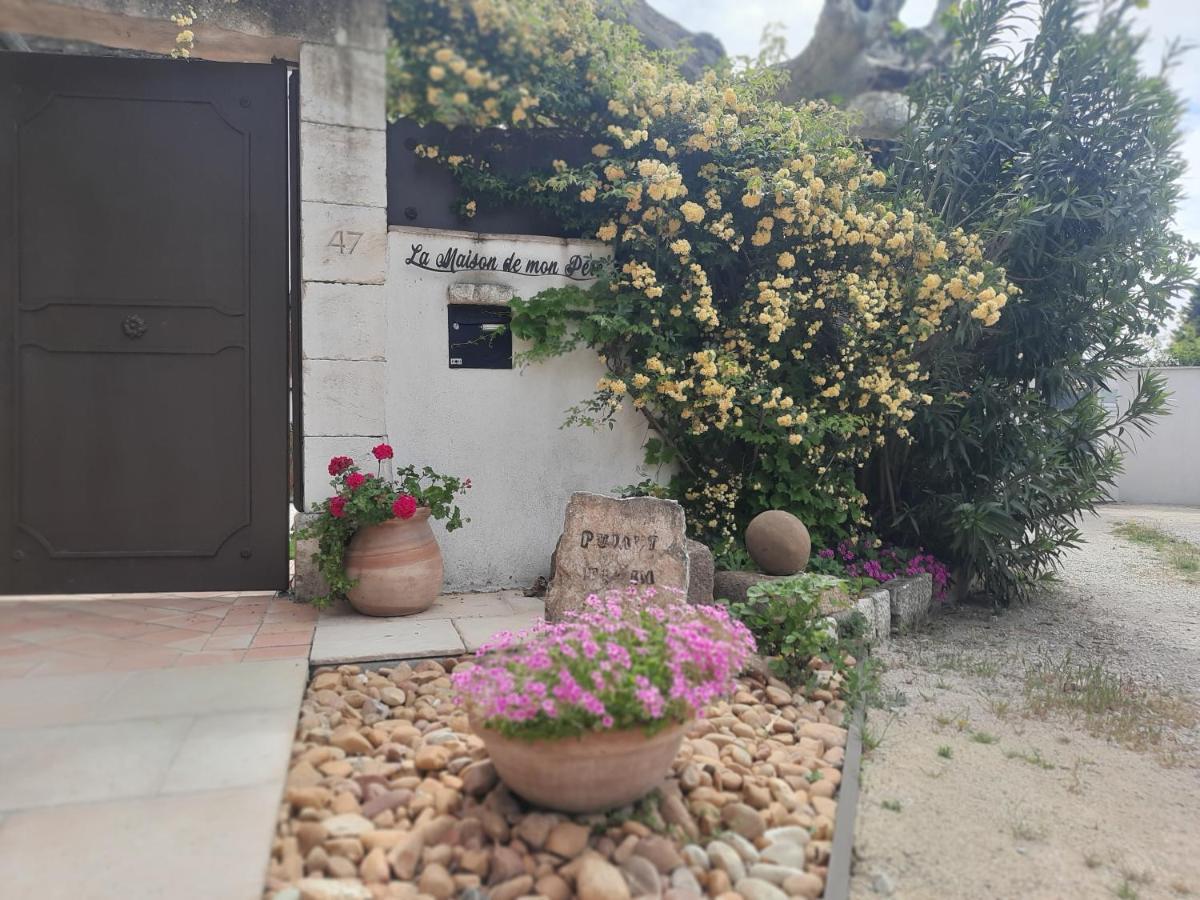 Mas" La Maison De Mon Pere " Proche Avignon A Pujaut Ngoại thất bức ảnh
